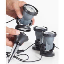 HEISSNER Unterwasser LED-Spot 3er-Set mit Trafo - 1 Set