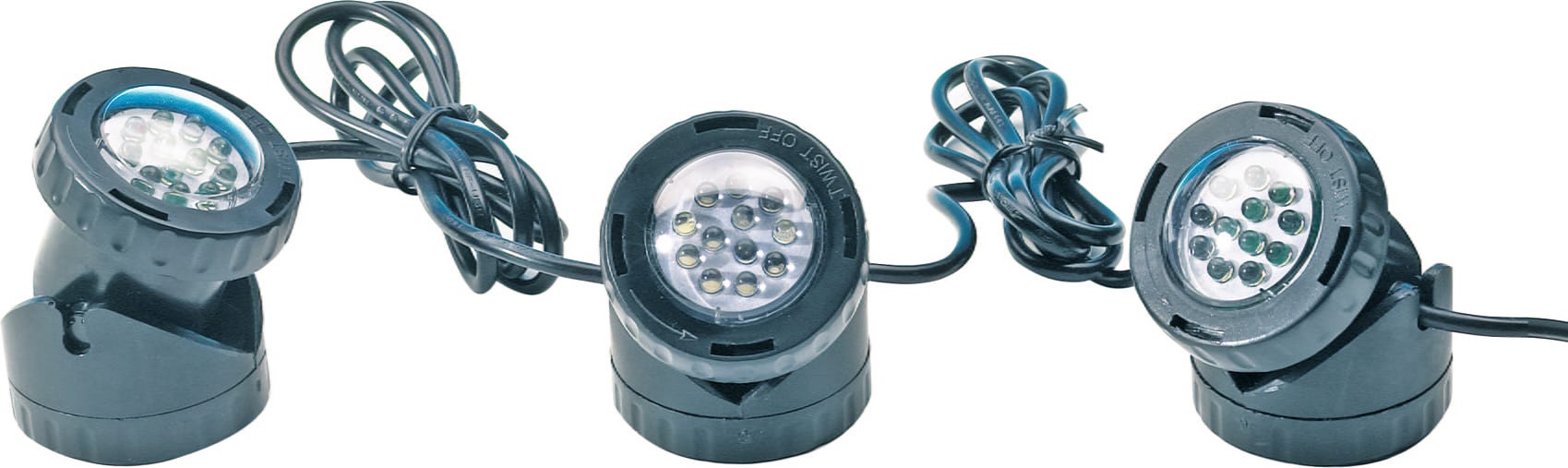 HEISSNER Unterwasser LED-Spot 3er-Set mit Trafo - 1 Set