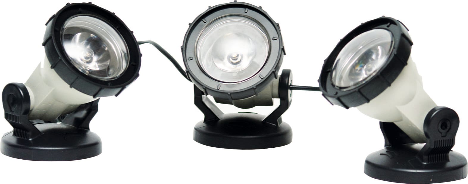 HEISSNER Teich- und Gartenlicht 3er-LED-Set mit Trafo - 1 Set