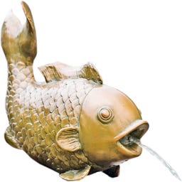 HEISSNER Teichfigur großer Fisch - 43 x 18 x 29 cm