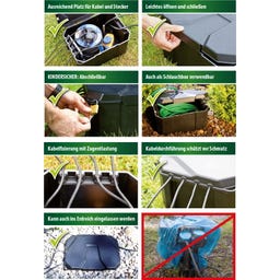 HEISSNER Garden Cable Box - 41 x 30 x 20 cm