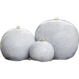 HEISSNER Gartenbrunnen Saphira LED - Grau