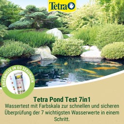 Pond Test 7in1 - Wassertest zur Überprüfung der Wasserqualität im Gartenteich - 25 Stk