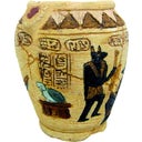 Ägyptische Vase mit Loch, M