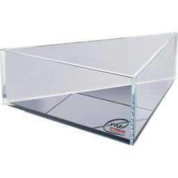 Me EcoShape Triangle – szklana misa Optiwhite, 20 × 20 × 8 cm