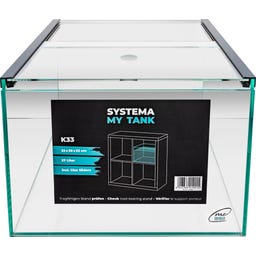 Me My Tank Systema K33 27 l – akwarium 33 × 38 × 22 cm ze szklaną pokrywą Slider 5 mm - 1 szt.