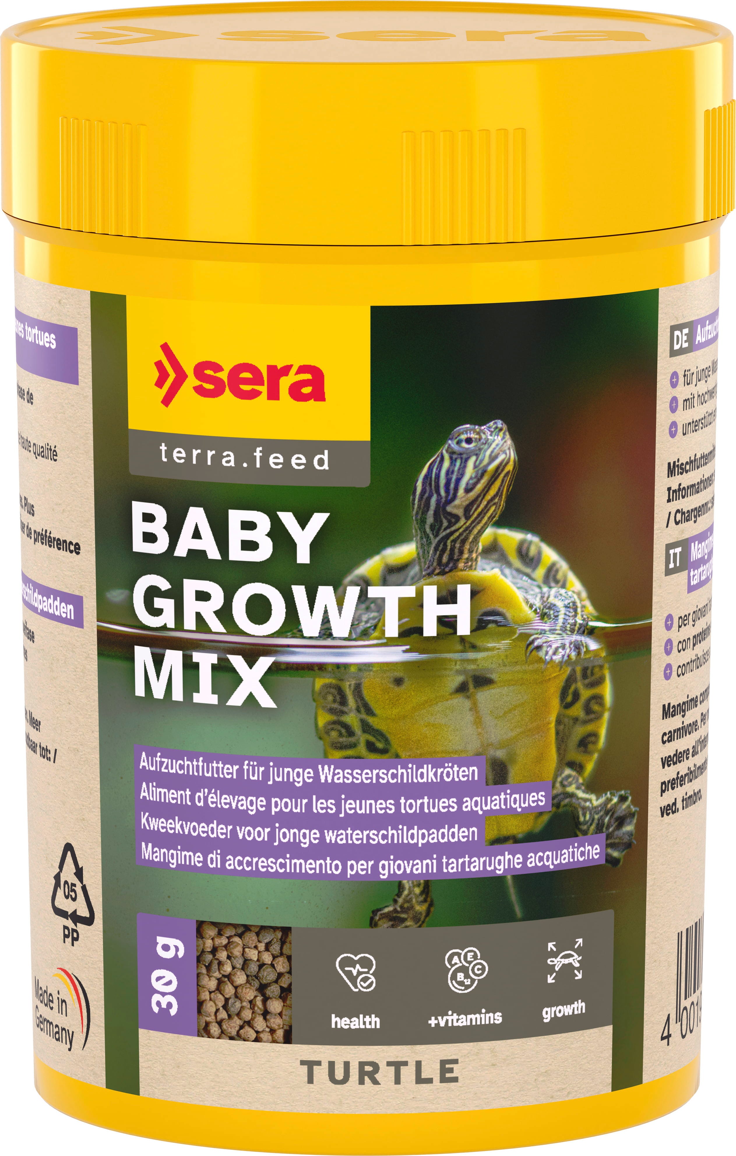 Sera Baby Growth Mix Schildkröte - 30 g (100 ml)