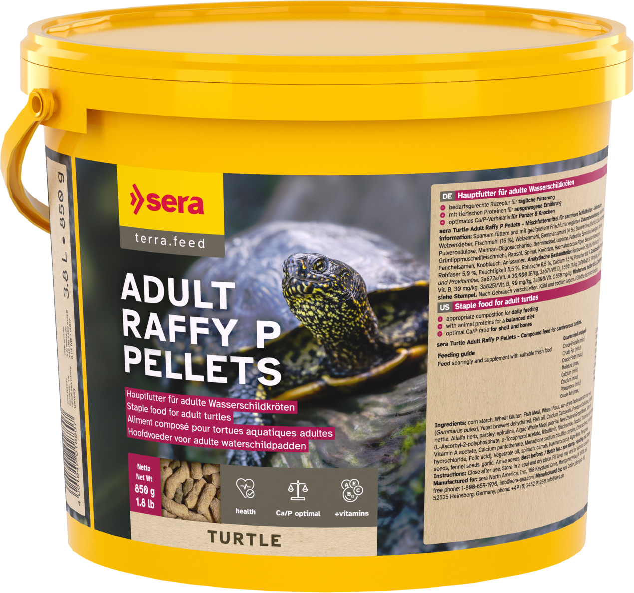 Sera Raffy P - 850 g (3800 ml)