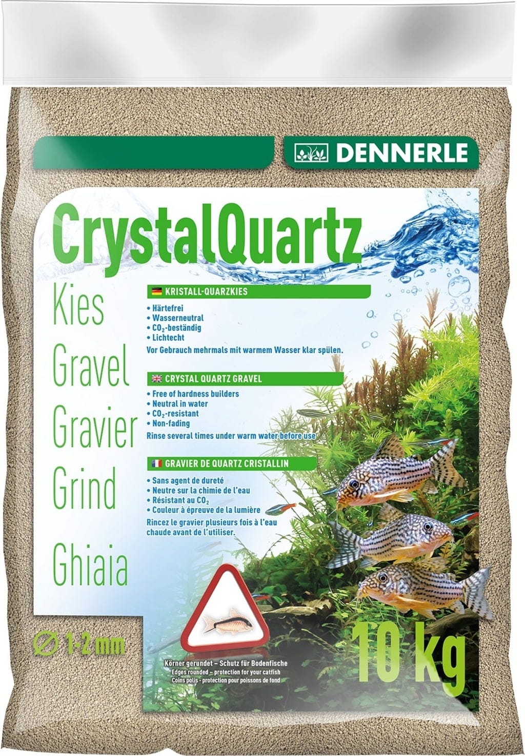 Dennerle Kristall-Quarzkies Naturweiß - 10 kg