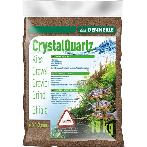 Dennerle Kristall-Quarzkies Dunkelbraun - 10 kg