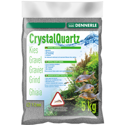 Dennerle Crystal Quartz Gravel - Slate Grey - 5 kg