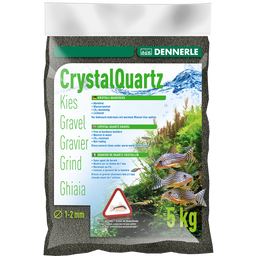 Dennerle Crystal Quartz Gravel - Diamond Black - 5 kg