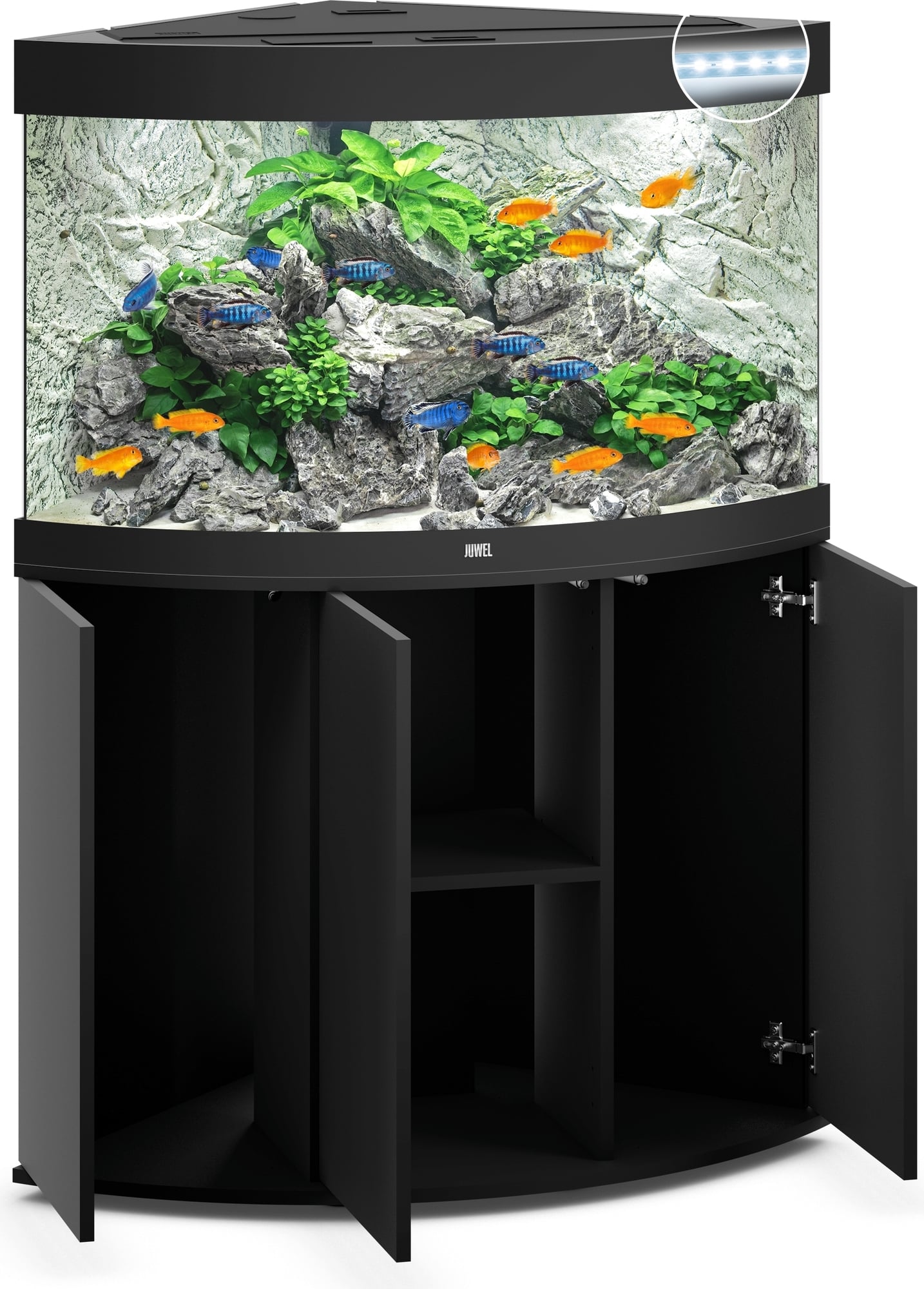 Juwel Trigon 190 LED Kombination - schwarz