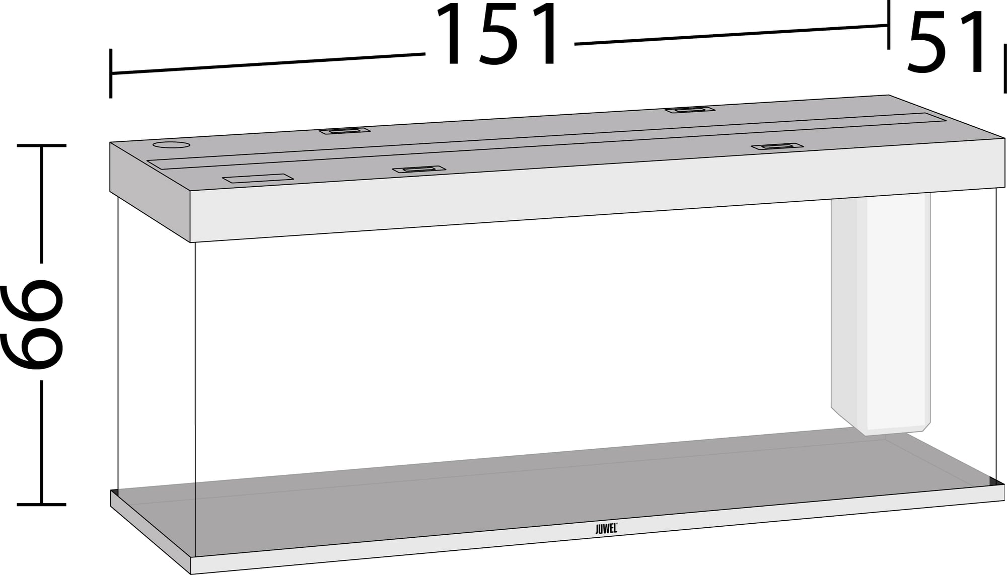 Juwel Aquarium LED Rio 450