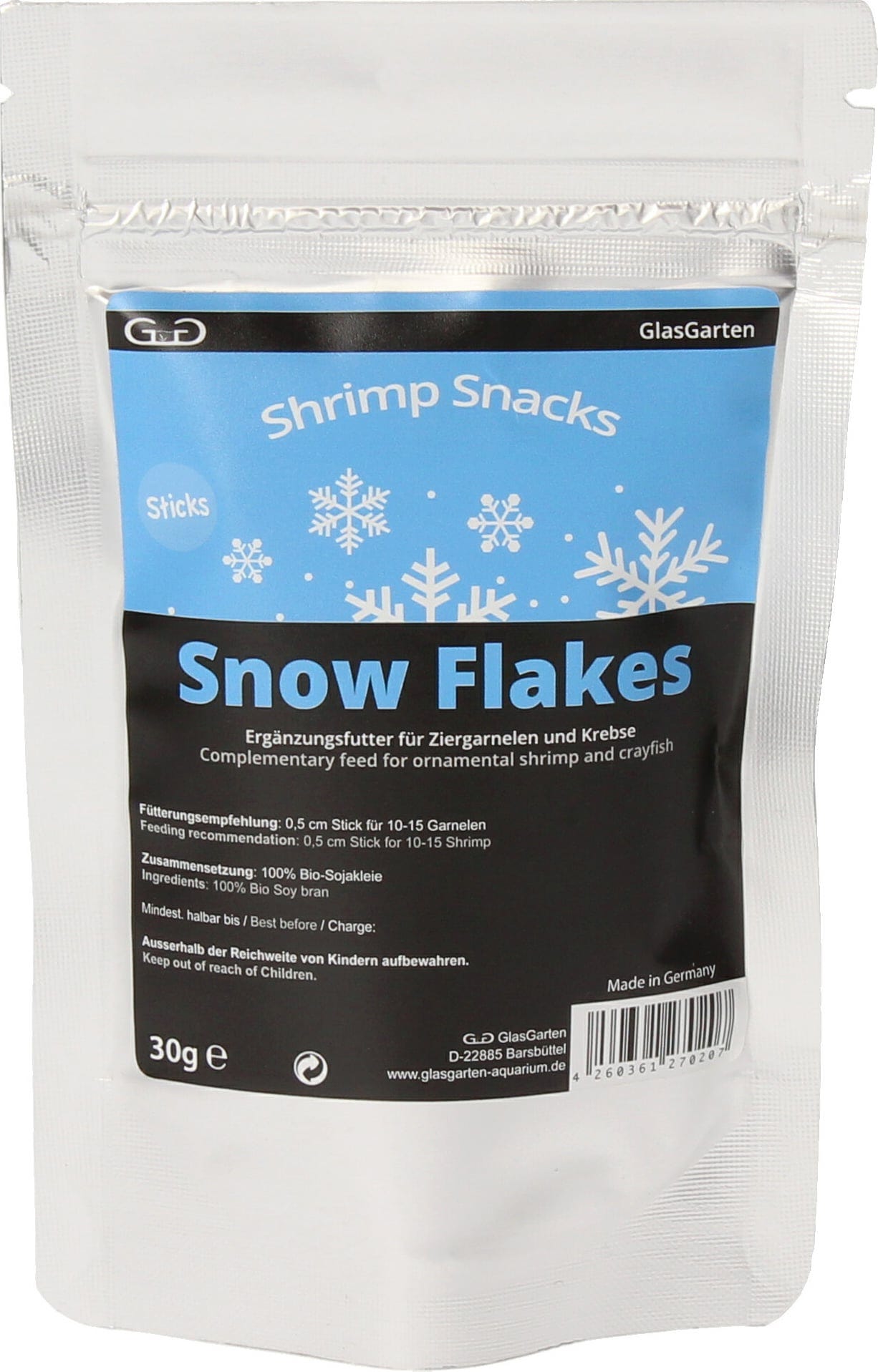 Garnelenhaus GlasGarten Shrimp Snacks - Snow Flakes
