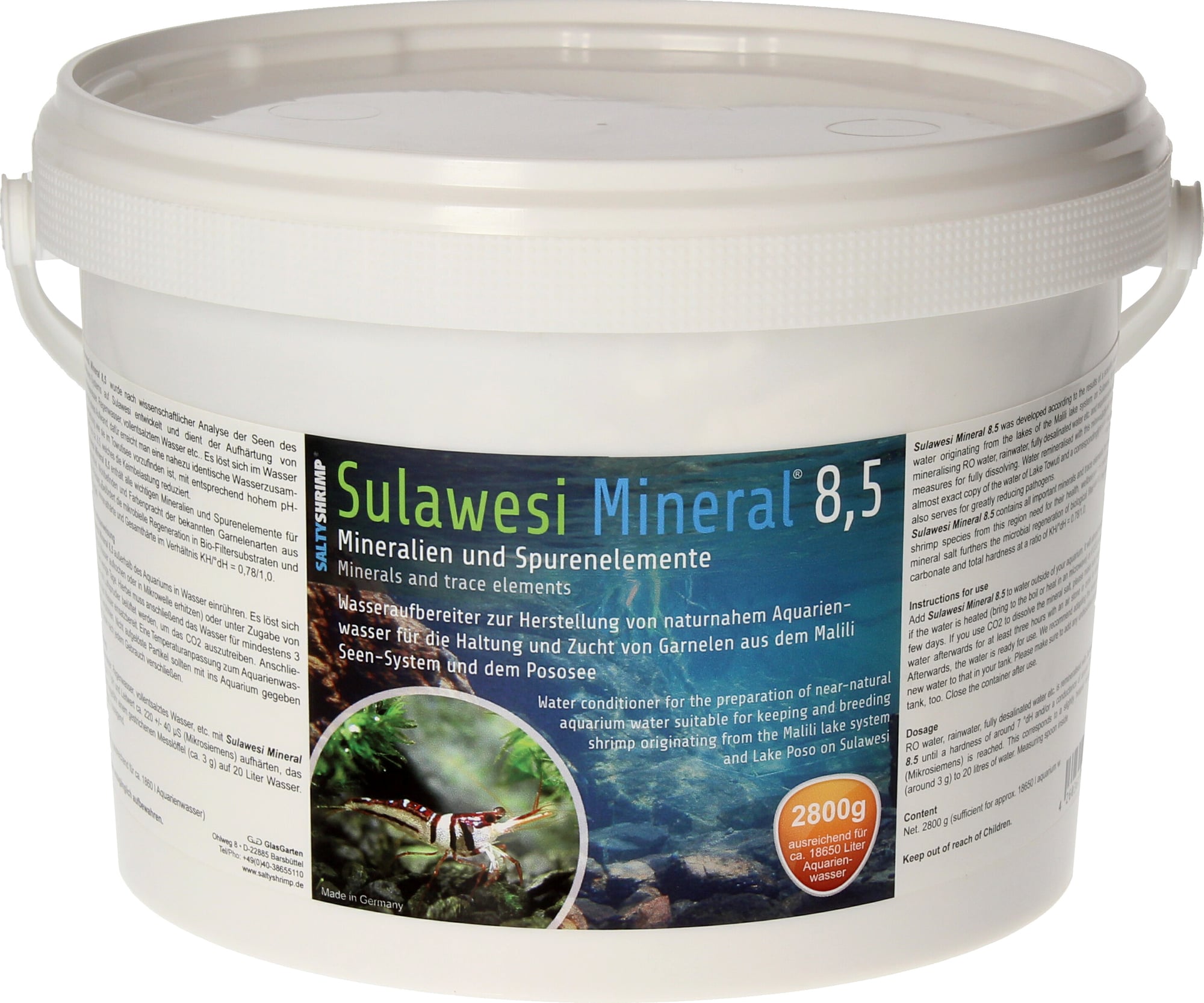 Garnelenhaus Salty Shrimp Sulawesi Mineral 8,5 - 2800g