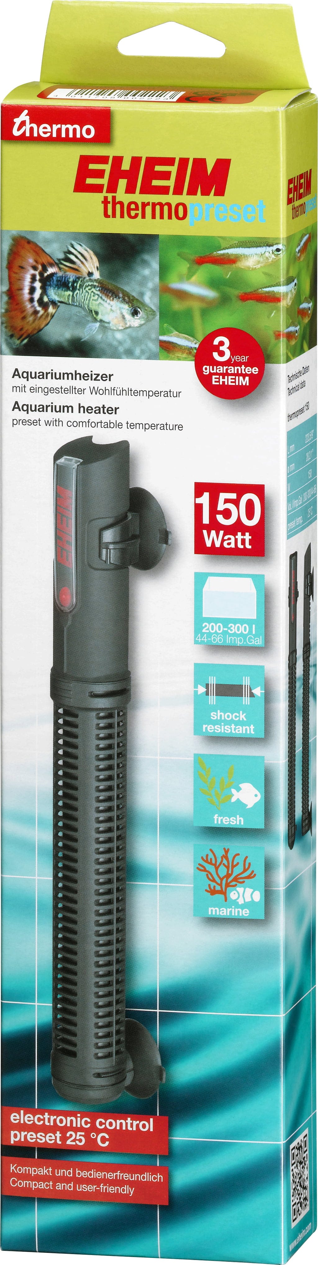 Eheim Heizstab thermopreset - 150 Watt