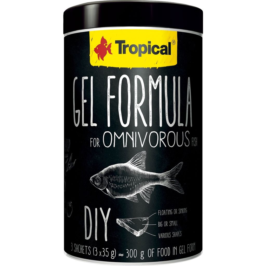 Tropical Gel Formula for Omnivorous Fish, 1.000 ml - Olibetta