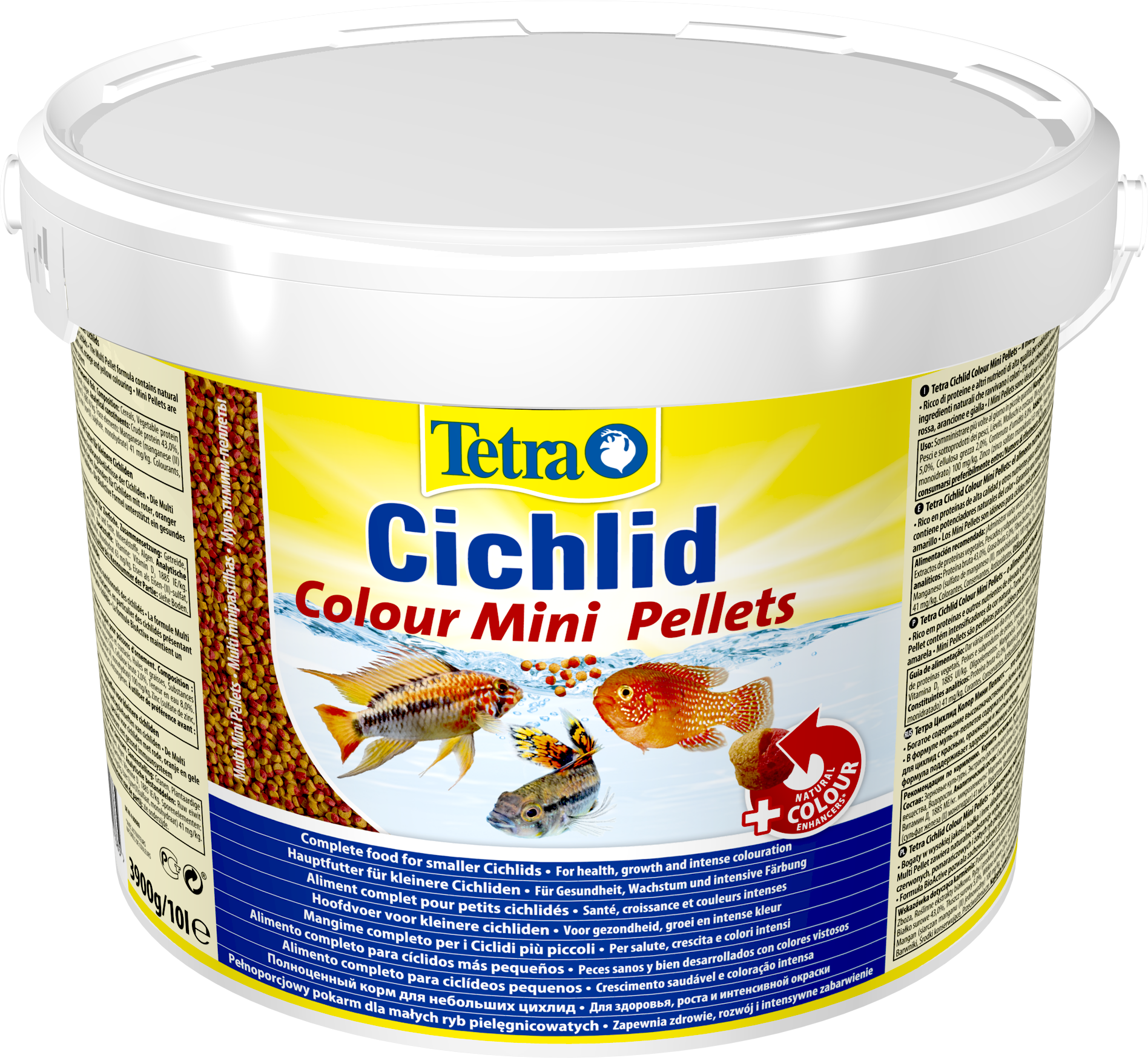 Tetra Cichlid Colour Mini Pellets - 10 l