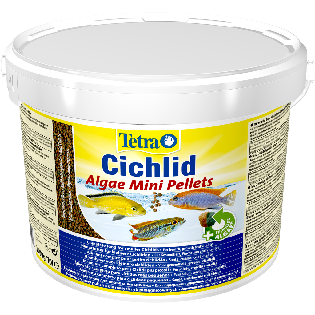Tetra Cichlid Algae Mini Pellets, 10 l - Olibetta