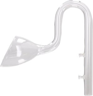 Lily Pipes En Acier Inoxydable FZONE Pour Aquarium - Avec écumeur De Surface Et Tube D'extension 11 Cm