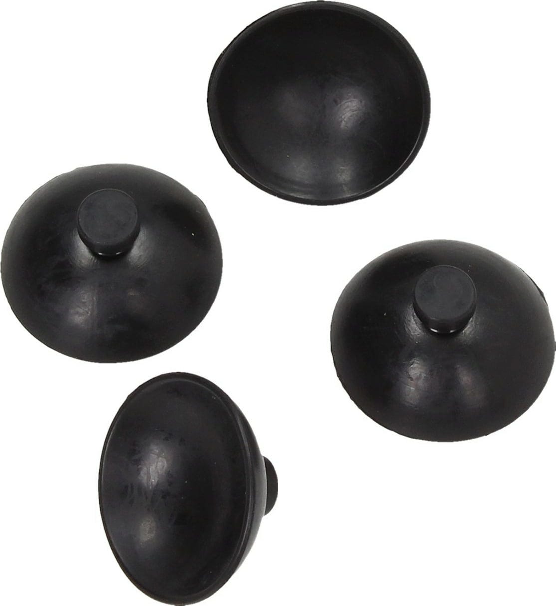 Tappetino Doccia Rotondo Antiscivolo 66x66cm Con Ventose E Fori Di Scarico - Grigio, Per Angolo Doccia - 5