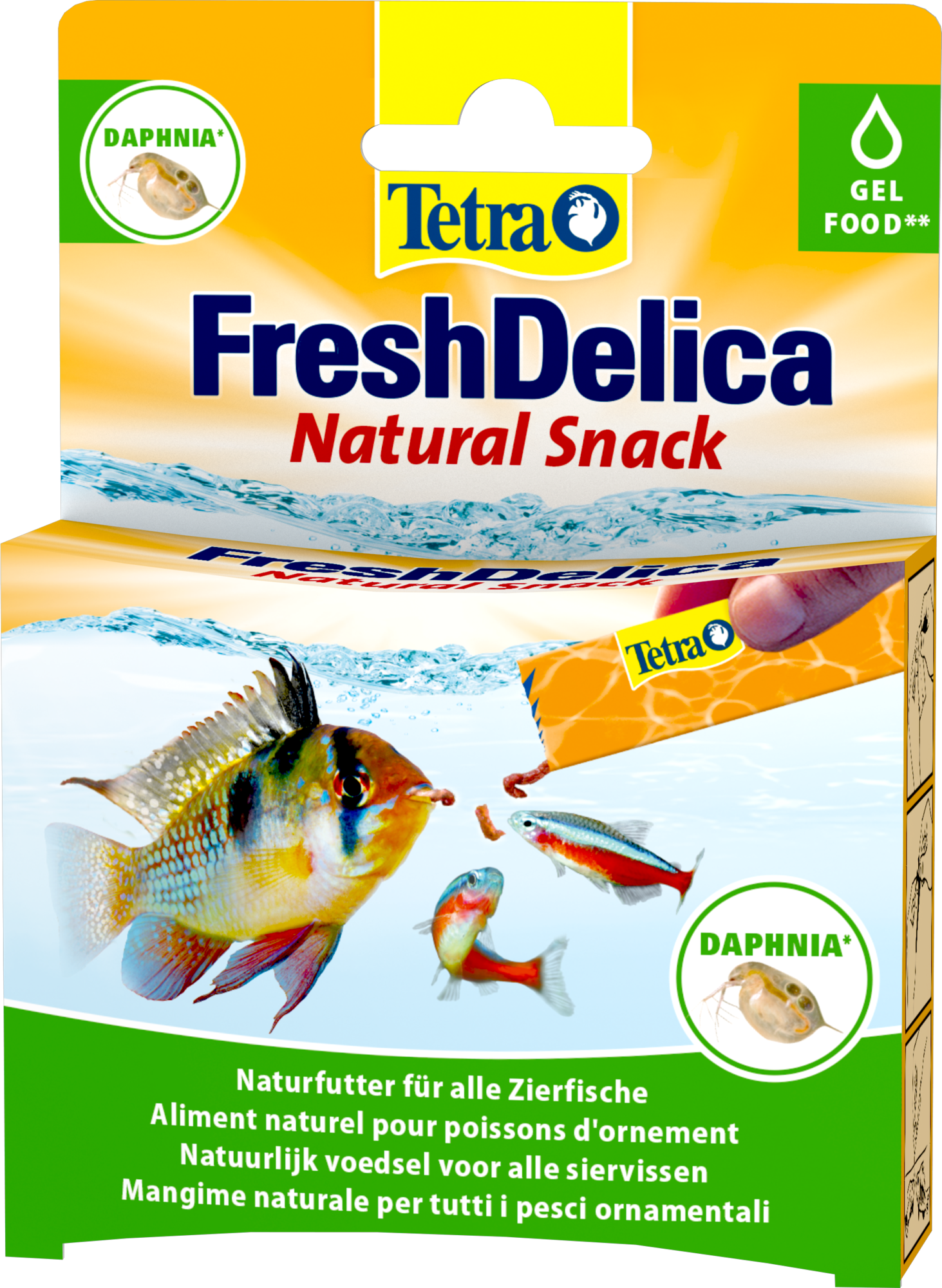 ProRezult 4-Pack Variety Tropical Fish Food: Flakes, Algae Wafers, Daphnia & Pellets