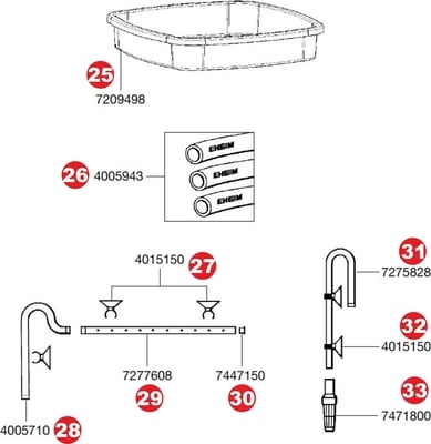 Repuestos para Eheim professionel 3 1200XL