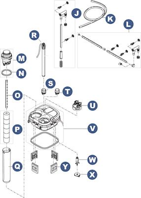 Pièces de rechange pour OASE BioMaster Thermo 250