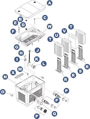 Ricambi filtro per laghetto BioSmart 18000 - OASE